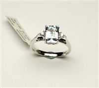 Ringe Brotto Gioielli Dame in Weißgold Acquamarina 1.39 Ct AB00808 - AB00808